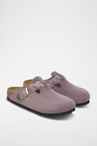 Sabots en nubuck Boston - Lilas