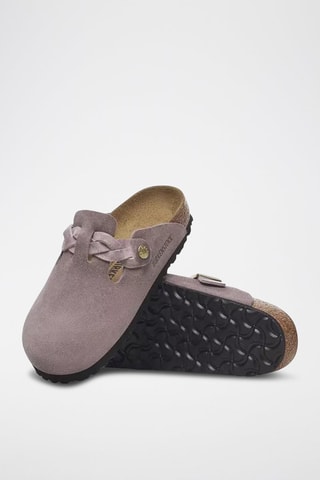 Sabots en nubuck Boston - Lilas