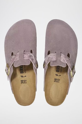 Sabots en nubuck Boston - Lilas