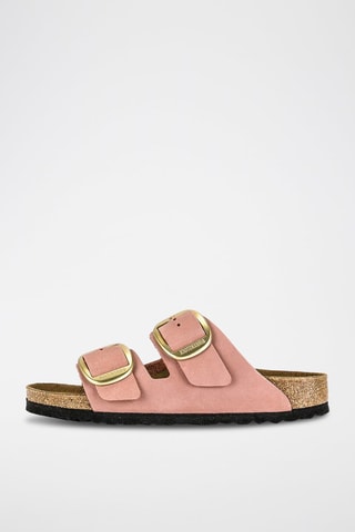 Sandales en nubuck Arizona Vieux rose
