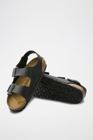 Sandales en nubuck Milano Noir