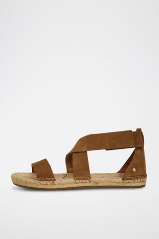 Sandales en nubuck Mila - Marron