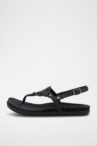 Sandales en cuir Ayden - Noir