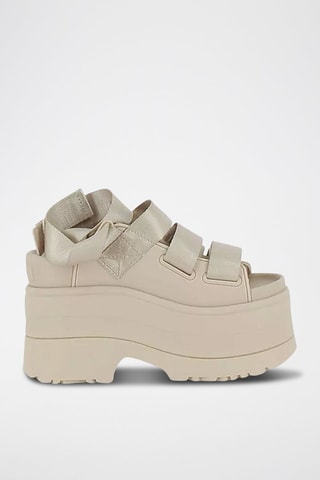 Sandales plateformes Goldenrise - Beige