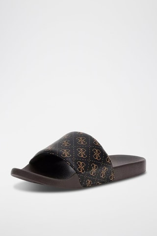 Claquettes Tokyo - Marron et noir