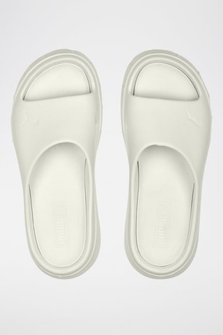 Claquettes plateformes Mayze Stack - Ivoire