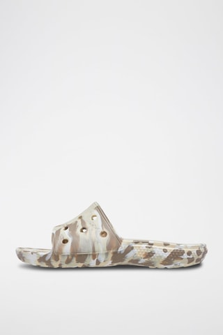 Claquettes Classic Beige et marron