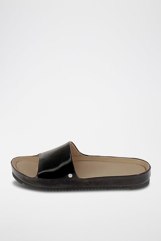 Claquettes Jane Patent Noir