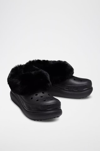 Sabots fourrés Furever Crush - Noir