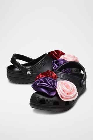 Sabots Classic Rosette Clog - Noir