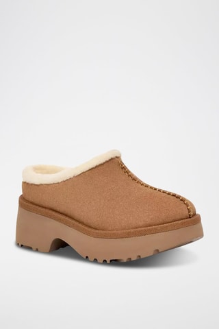 Sabots en nubuck New Heights Cozy Clog - Noisette