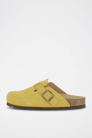 Sabots en nubuck Fae Jaune
