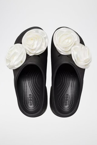 Sabots à talons Siren Rosette Clog - Noir