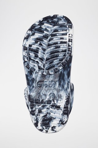 Sabots Classic Marbled Clog Noir et blanc