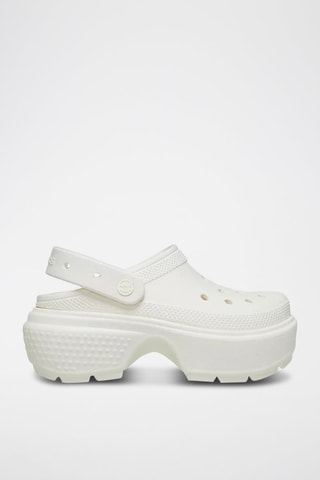 Sabots plateformes Stomp Clog - Blanc