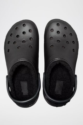 Sabots fourrés plateformes Classic Plateform Lined Clog - Noir