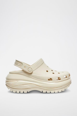 Sabots plateformes Sandale Plastique Crocs Beige