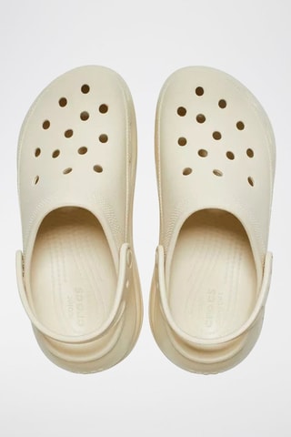 Sabots plateformes Sandale Plastique Crocs Beige