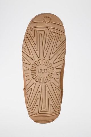 Sabots fourrés en nubuck W Pumped - Noisette