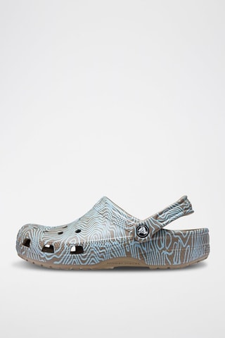 Sabots Classic Bleu et marron