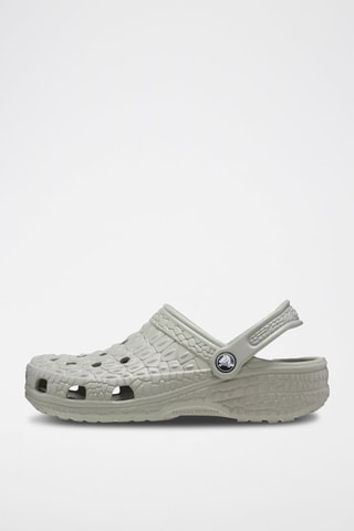 Sabots Classic Crocskin Clog Olive