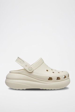 Sabots plateformes Classic Crush Beige