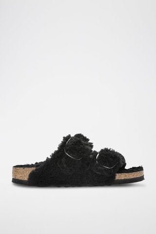 Mules en fourrure de mouton Arizona - Noir