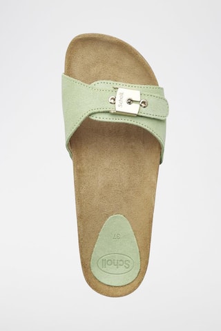 Mules en nubuck Nina Vert