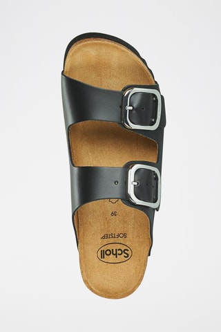 Mules en cuir Noelle Noir