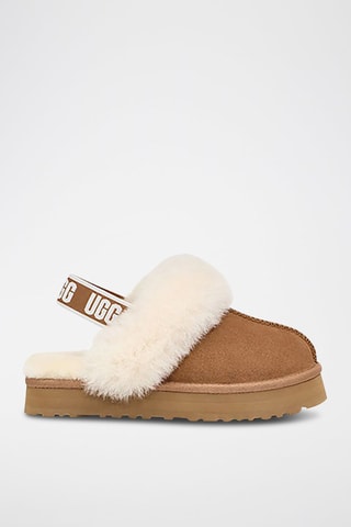 Mules en nubuck Funkette - Camel