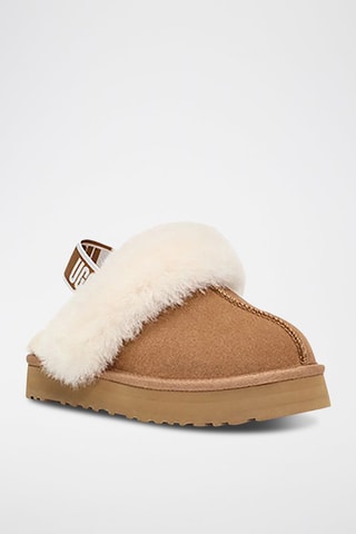 Mules en nubuck Funkette - Camel