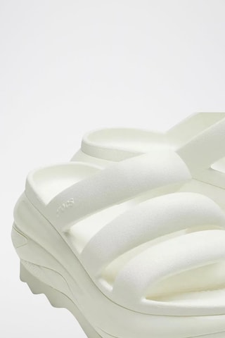 Mules Mega Crush Triple Strap - Blanc