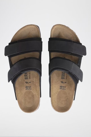 Mules en cuir Uji - Noir