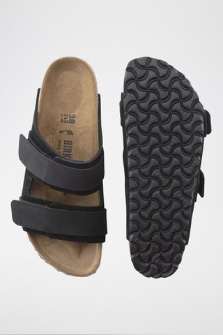 Mules en cuir Uji - Noir