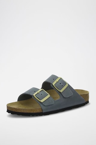 Mules en nubuck Arizona  - Bleu