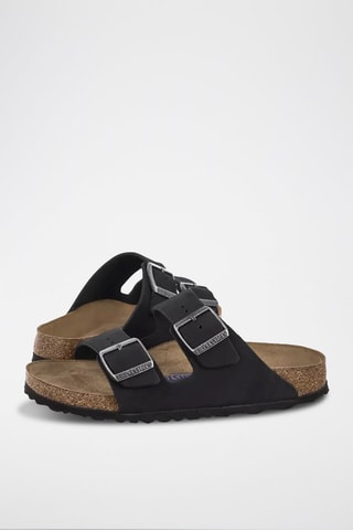 Mules en cuir Arizona - Noir
