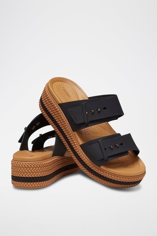 Mules plateformes Brooklyn - Noir