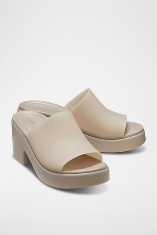 Mules à talons Brooklyn - Taupe