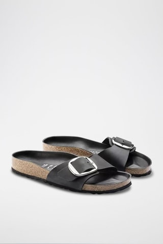 Mules en cuir Madrid  Noir