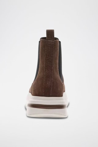 Boots Chelsea plateformes en nubuck Elko - Marron