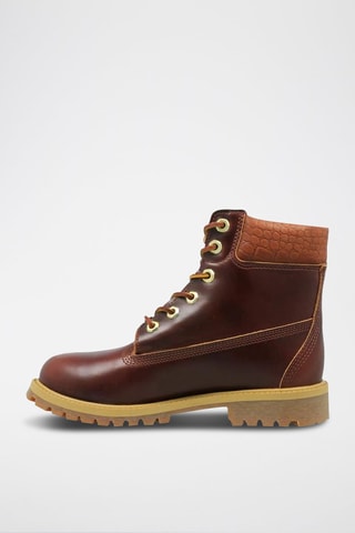 Bottines en cuir 6-Inch Premium Marron