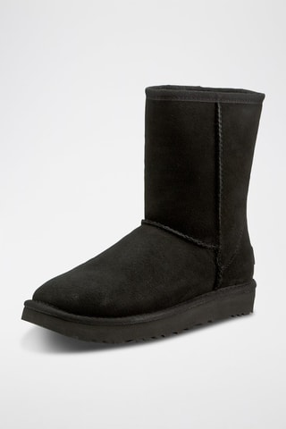 Bottines en cuir d'agneau Classic Short II - Noir