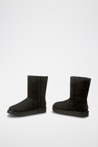 Bottines en cuir d'agneau Classic Short II - Noir