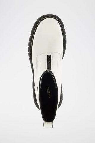 Bottines en cuir Annia - Blanc