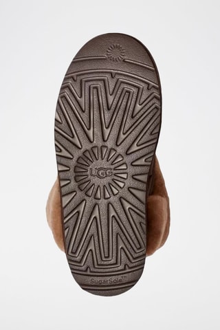 Bottines fourrées plateformes en nubuck Classic Chillapeak - Marron