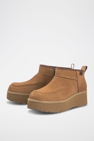 Bottines en nubuck Cityfunc Ultra Mini - Noisette