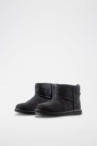 Bottines fourrées en nubuck K-Classic Mini II - Noir