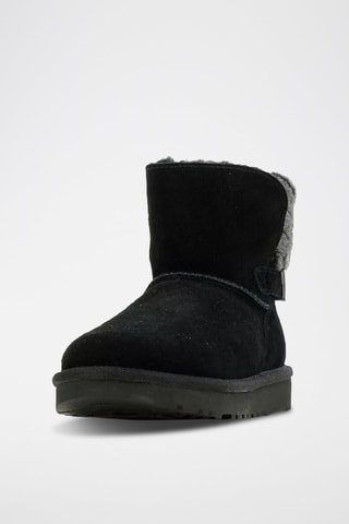 Bottines en cuir de mouton nubuck K-Analia - Noir