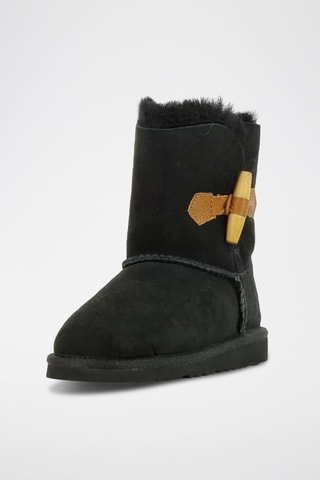 Bottines fourrées en nubuck K-Ebony - Noir