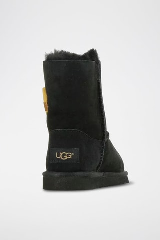 Bottines fourrées en nubuck K-Ebony - Noir